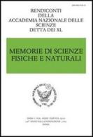 Memorie di scienze fisiche e naturali. Rendiconti della Accademia Nazionale delle Scienze detta dei XL edito da Aracne