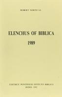 Elenchus of Biblica (1989) edito da Pontificio Istituto Biblico