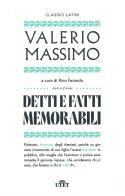 Detti e fatti memorabili di Valerio Massimo edito da UTET