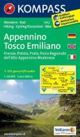 Carta escursionistica n. 2452. Appennino Tosco Emiliano. Adatto a GPS. Digital map. DVD-ROM edito da Kompass