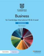 Cambridge International As and A. Level Business. Workbook. Per le Scuole superiori. Con e-book. Con espansione online di Peter Stimpson, Alastair Farquharson edito da Cambridge