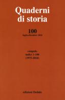 Quaderni di storia (2024) vol.100 edito da edizioni Dedalo