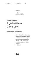 Il gobettiano Carlo Levi di Cesare Pianciola edito da Aras Edizioni