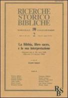 La Bibbia, libro sacro, e la sua interpretazione. Atti del Simposio per il 40º dell'ABI (Milano, 2-4 giugno 1988) edito da EDB