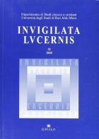 Invigilata lucernis vol.32 edito da Edipuglia