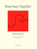 Ultime poesie di Rina S. Virgillito edito da Lubrina Bramani Editore