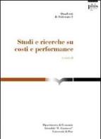 Studi e ricerche su costi e performance edito da Plus