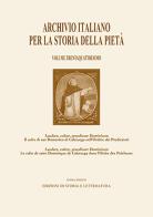 Archivio italiano per la storia della pietà. Ediz. italiana e inglese vol.34 edito da Storia e Letteratura