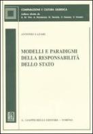 Modelli e paradigmi della responsabilità dello Stato di Antonio Lazari edito da Giappichelli