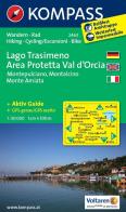 Carta escursionistica n. 2463. Lago Trasimeno, area protetta Val d'Orcia. Adatto a GPS. Digital map. DVD-ROM edito da Kompass