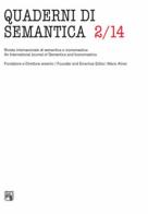 Quaderni di semantica (2014). Ediz. multilingue vol.2 edito da Edizioni dell'Orso