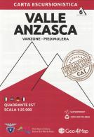 Carta escursionistica Valle Anzasca. Scala 1:25.000. Ediz italiana, inglese, tedesca e francese vol.6 edito da Geo4Map