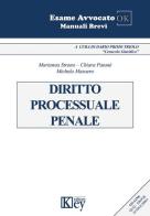 Diritto processuale penale di Marianna Strano, Chiara Patanè, Michela Masoero edito da Key Editore