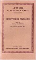 Christopher Marlowe di Nicola D'Agostino edito da Storia e Letteratura