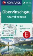 Carta escursionistica n. 41 Alta Val Venosta 1:25.000 Ediz. italiana, tedesca e inglese edito da Kompass