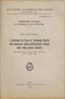 Il contributo del Diario di Ferdinando Martini alla conoscenza storica dell'intervento italiano nella prima guerra mondiale di Luigi Salvatorelli edito da Accademia Naz. dei Lincei