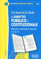 Schemi & schede di diritto pubblico e costituzionale edito da Edizioni Giuridiche Simone
