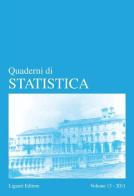 Quaderni di statistica (2011) vol.13 edito da Liguori