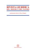 Rivista giuridica del Molise e del Sannio (2018) vol.1 edito da Edizioni Scientifiche Italiane