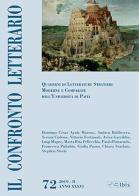 Il confronto letterario. Quaderni di letterature straniere moderne e comparate dell'Università di Pavia (2019) vol.72 edito da Ibis