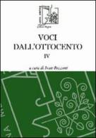 Voci dall'Ottocento vol.4 edito da Limina Mentis