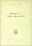 Campioni di poesia carducciana di Mario Santoro edito da Liguori