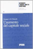 Aumento del capitale sociale di Giuseppe A. M. Trimarchi edito da Ipsoa