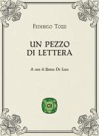 Un pezzo di lettera di Federigo Tozzi edito da Caravaggio Editore
