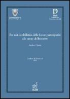 Per una modellistica delle forme partecipative alle arene deliberative di Andrea Ciarini edito da Aracne