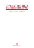 Rivista giuridica del Molise e del Sannio (2021) vol.1 edito da Edizioni Scientifiche Italiane