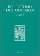 Bollettino di studi sardi (2010) vol.3 edito da CUEC Editrice