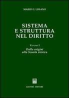 Sistema e struttura nel diritto vol.1 di Mario G. Losano edito da Giuffrè