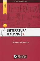 Letteratura italiana vol.3 di Giuseppe Vottari edito da Alpha Test