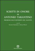 Scritti in onore di Antonio Tarantino edito da Edizioni Scientifiche Italiane
