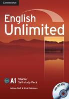 English Unlimited. Level A1 Self-study Pack. Con DVD-ROM di Alex Tilbury, David Rea, Leslie A. Hendra edito da Cambridge