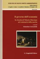 Il governo dell'economia. In ricordo di Vittorio Ottaviano nel centenario della nascita edito da Giappichelli