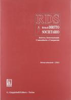 RDS. Rivista di diritto societario interno, internazionale comunitario e comparato (2012) vol.2 edito da Giappichelli