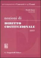 Nozioni di diritto costituzionale 2007 edito da Giappichelli