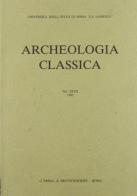 Archeologia classica (1995) vol.47 edito da L'Erma di Bretschneider