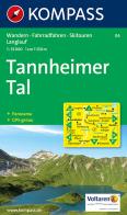 Carta escursionistica n. 04. Austria. Tirolo. Dall'Arlberg al massiccio del Wilder Kaiser. Tannheimer 1:35.000. Con carta panoramica. Adatto a GPS. DVD-ROM dig. map. edito da Kompass
