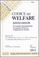 Codice del welfare. Ediz. minore edito da Edizioni Giuridiche Simone