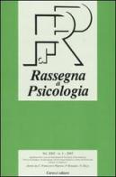 Rassegna di psicologia (2005) vol.3 edito da Carocci