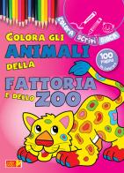 Colora gli animali della fattoria e dello zoo edito da ColorBimbo