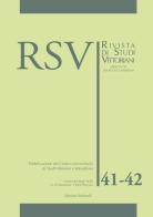 RSV. Rivista di studi vittoriani vol.41-42 edito da Solfanelli