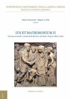 Ius et matrimonium vol.2 edito da Edusc