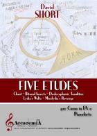 Five etudes. Per corno in FA e pianoforte. Spartito di Short David edito da Accademia2008