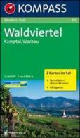 Carta escursionistica n. 203. Austria. Ad est delle Alpi. Vienna... Waldviertel, Kamptal, Wachau 1:50.000 (set con due carte). Adatto a GPS. DVD-ROM digital map. Edi edito da Kompass