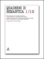 Quaderni di semantica (2012) vol.1 edito da CLUEB