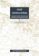 L' analisi linguistica e letteraria (2020) vol.1 edito da EDUCatt Università Cattolica