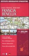 Francia Benelux 1:800.000 edito da De Agostini